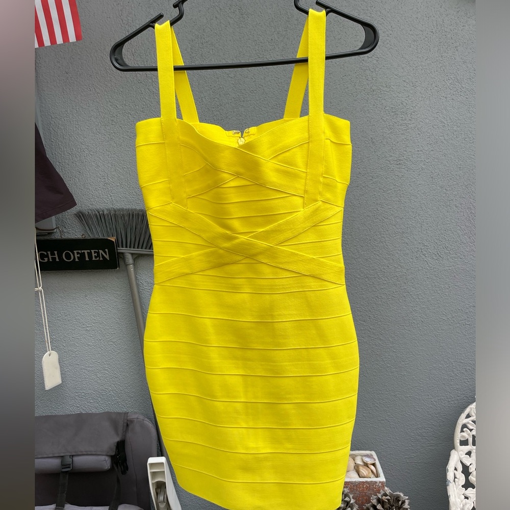 Yellow dress for wedding or a night out